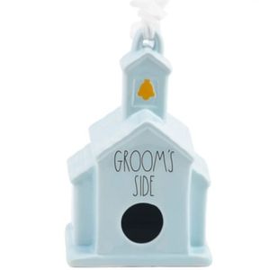 Rae Dunn “Groom’s Side” Birdhouse